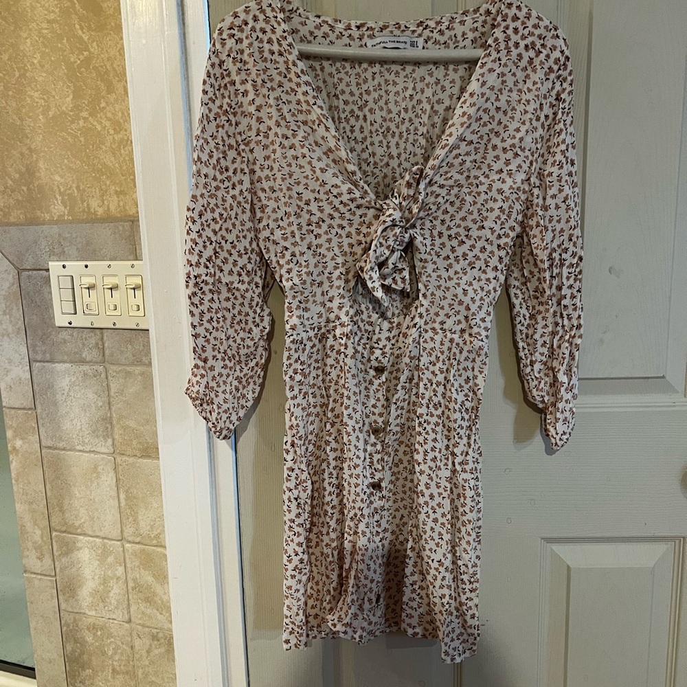 Cut out mini sundress